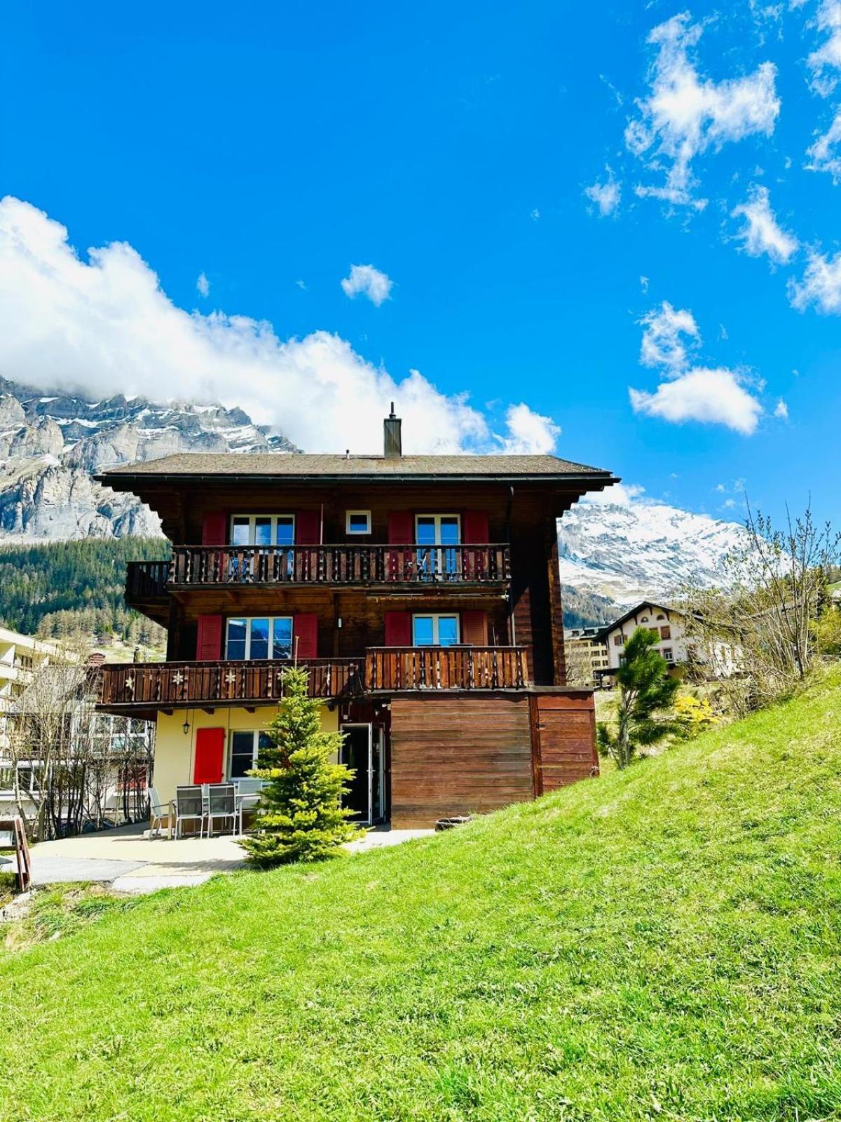 Apartments Chalet Tatyana Leukerbad Exterior foto